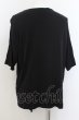 画像2: CIVARIZE / クロスプリント切替BIG Tシャツ F ブラック O-24-06-27-024-CI-ts-YM-OS (2)