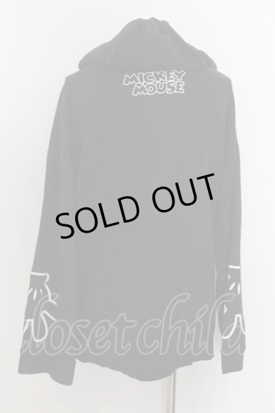 画像3: CIVARIZE / ミッキービッグパーカー F ブラック O-24-06-27-028-CI-to-YM-ZT291 (3)