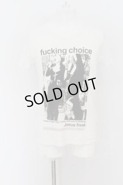 画像1: VANQUISH / fucking choice Tシャツ M ホワイト O-24-07-05-001-VA-ts-YM-OS (1)