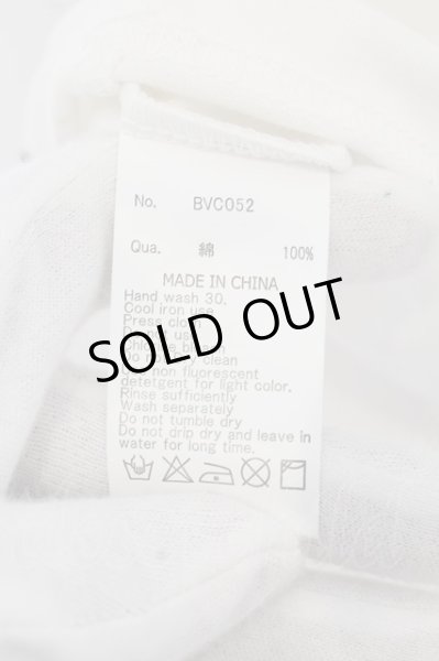 画像4: Black by VANQUISH / フォトプリントクルーネックTシャツ L ホワイト O-24-07-05-003-Bl-ts-YM-ZT012 (4)