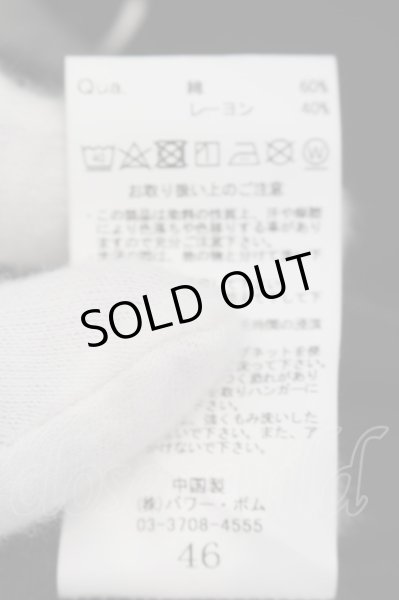 画像4: CIVARIZE / Disturbiaジップ付ドレープ総柄カットソー 46 ブラック O-24-07-05-029-CI-to-YM-OS (4)