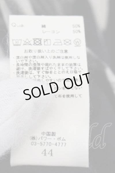 画像3: CIVARIZE / Teaser 総柄ドレープカットソー 44 ブラック O-24-07-05-038-CI-to-YM-OS (3)