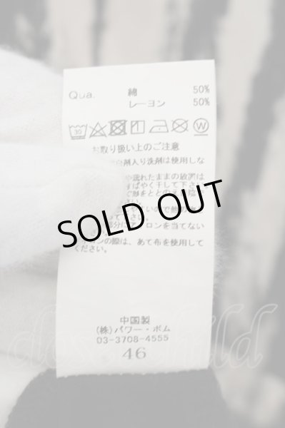 画像3: CIVARIZE / Melt 総柄ドレープTシャツ 46 ブラック O-24-07-05-043-CI-ts-YM-OS (3)