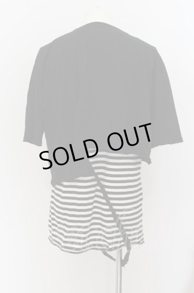 画像3: CIVARIZE / パンクレイヤード2PセットTシャツ F ブラックｘホワイト O-24-07-05-046-CI-ts-YM-OS (3)