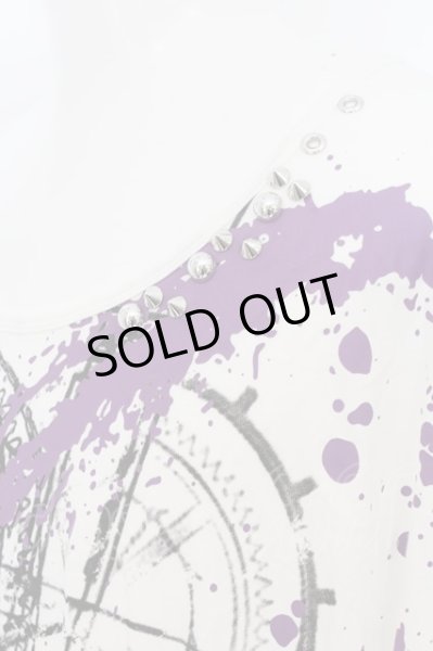 画像3: CIVARIZE / 金具装飾襟プリントワイドトップス F ホワイト O-24-07-05-053-CI-ts-YM-OS (3)