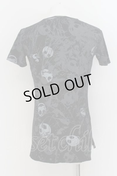 画像2: CIVARIZE / ナイトメア総柄プリント半袖Tシャツ 44 ブラック O-24-07-05-055-CI-ts-YM-OS (2)