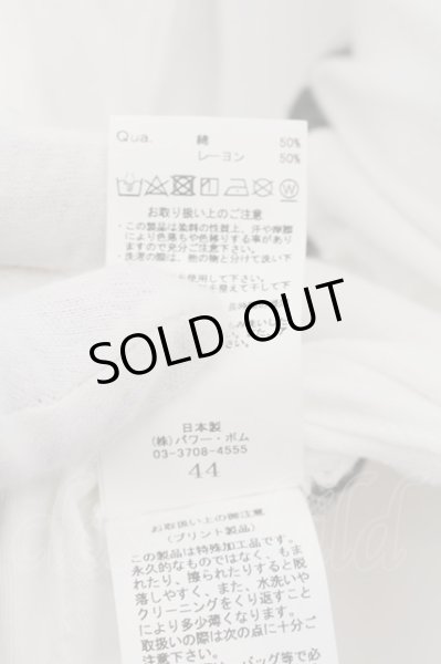 画像3: CIVARIZE / Maledictサイドギャザーローズスカル変形ロングカットソー 44 ホワイト O-24-07-05-056-CI-to-YM-OS (3)