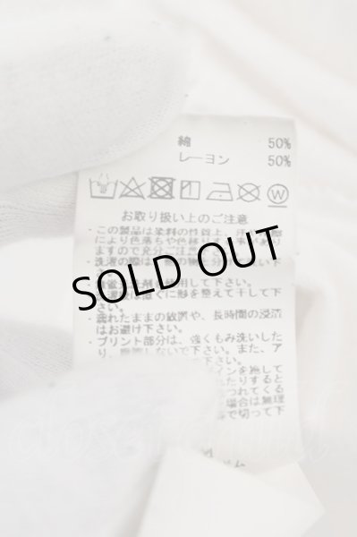 画像3: CIVARIZE / Ugly サイドギャザースカルギャザーアイス゛Tシャツ 44 ホワイト O-24-07-05-061-CI-ts-YM-OS (3)