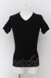 画像1: VANQUISH / アンダーウェアテレコVネックTシャツ L ブラック O-24-07-05-008-VA-ts-YM-OS (1)