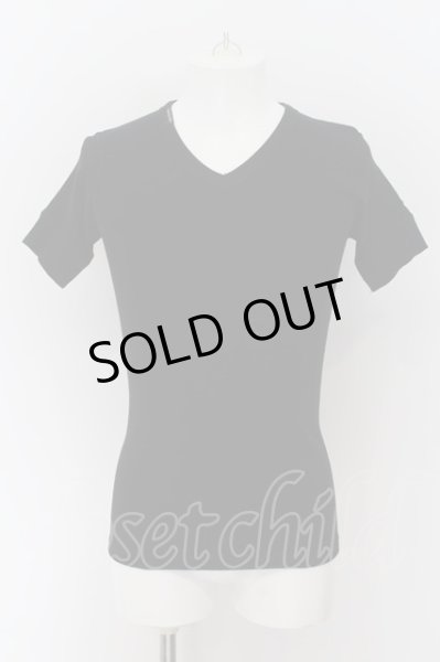 画像1: VANQUISH / アンダーウェアテレコVネックTシャツ L ブラック O-24-07-05-008-VA-ts-YM-OS (1)