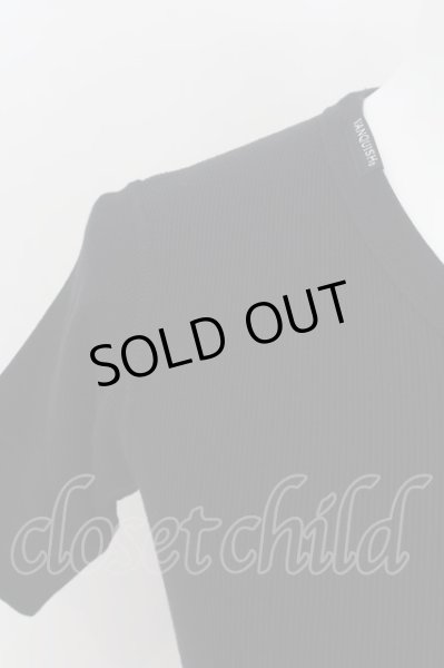 画像2: VANQUISH / アンダーウェアテレコVネックTシャツ L ブラック O-24-07-05-008-VA-ts-YM-OS (2)