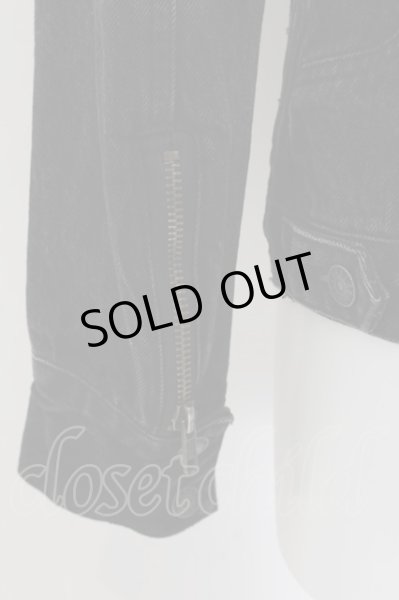 画像3: CIVARIZE / 加工ヴィンテージGジャン デニムジャケット 46 ブラック O-24-07-05-068-CI-ja-YM-OS (3)