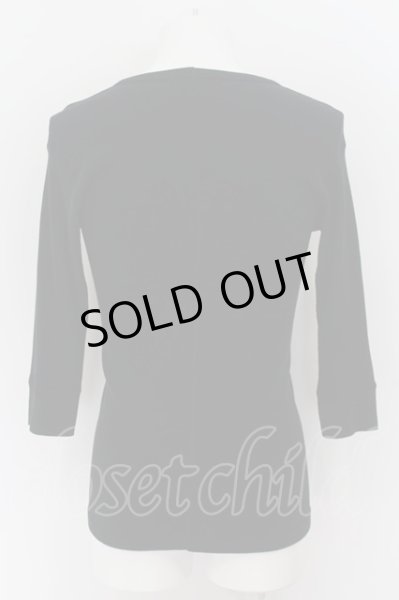 画像3: VANQUISH / アンダーウェアテレコVネックTシャツ M ブラック O-24-07-05-009-VA-ts-YM-OS (3)