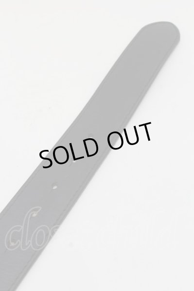 画像5: MURDER LICENSE / ロゴプレートバックルベルト  シルバーｘブラック O-24-07-05-079-MU-za-YM-OS (5)