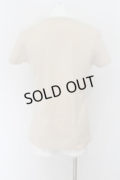 画像2: 5351pour les Hommes / プリントUネックTシャツ 4 ベージュ O-24-07-05-010-53-ts-YM-OS (2)