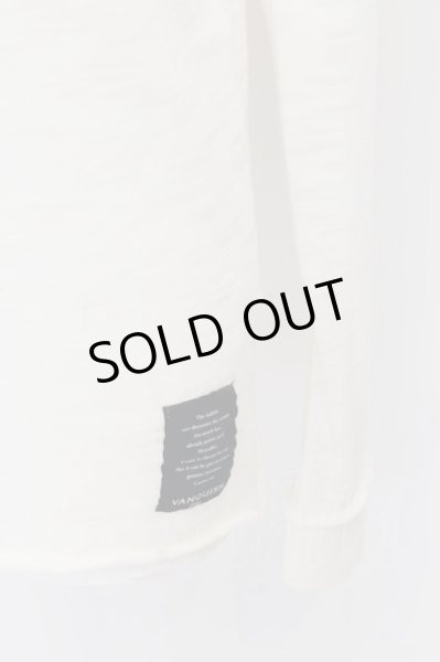 画像2: VANQUISH / ラウンドネックガーゼカットソー L ホワイト O-24-07-05-012-VA-to-YM-ZT010 (2)