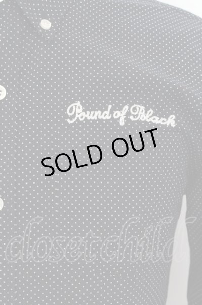 画像2: MURDER LICENSE / ドビードット五分袖ボタンダウンシャツ 48 ネイビー O-24-07-05-017-MU-ts-YM-ZT010 (2)