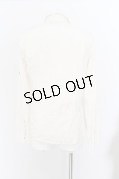 画像2: MURDER LICENSE / ツイストミリタリーワイヤーシャツ 48 ホワイト O-24-07-05-019-MU-sh-YM-ZT010 (2)