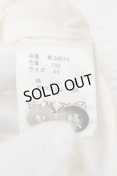 画像3: MURDER LICENSE / ツイストミリタリーワイヤーシャツ 48 ホワイト O-24-07-05-019-MU-sh-YM-ZT010 (3)