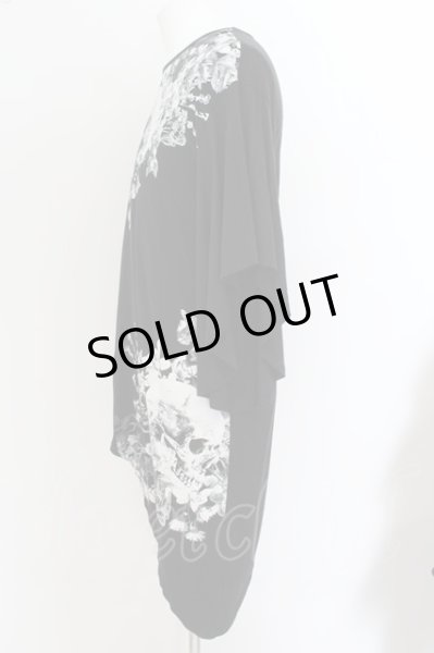 画像3: CIVARIZE / 変形フレア袖アシンメトリーカットソー F ブラック O-24-07-05-026-CI-to-YM-OS (3)