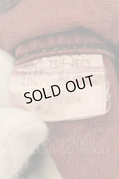 画像5: TORNADO MART / パイソンクリアプリントデニムシャツ LL ボルドー O-24-07-06-005-TO-sh-YM-ZT012 (5)