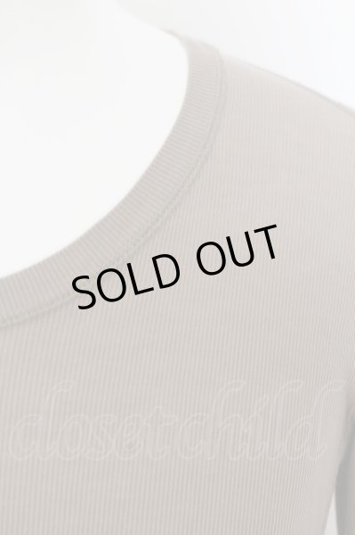 画像2: 5351pour les Hommes / ブロークンリブ七分袖カットソー 2 ライトブラウン O-24-07-06-012-53-to-YM-ZT012 (2)