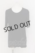 DIET BUTCHER SLIM SKIN / 重ねレオパードポケットTシャツ  ブラックｘブラウン O-24-07-06-015-DI-ts-YM-ZT012