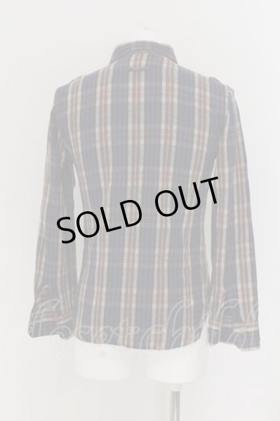 画像2: CHARM CULT / チェックネルシャツ 1 ブルー系 O-24-07-06-017-CH-to-YM-ZT012 (2)