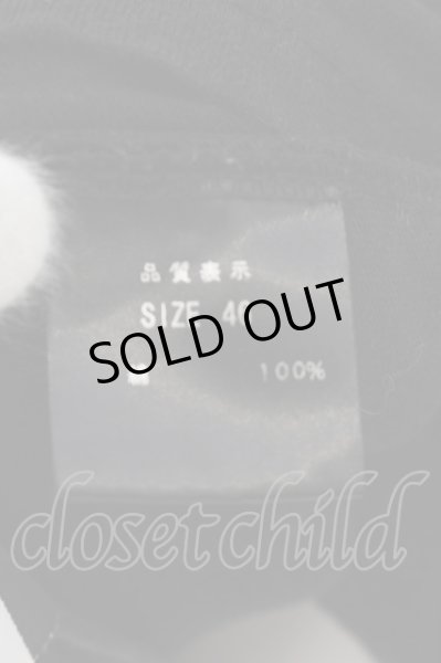 画像4: Moonage Devilment（清春） / MAD ラグランカットソー 46 ブラックｘホワイト O-24-07-06-018-MO-to-YM-ZT0710 (4)