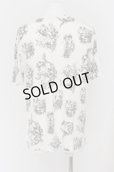 画像2: Moonage Devilment（清春） / 天使総柄 Tシャツ 46 ホワイト O-24-07-06-020-MO-to-YM-OS (2)