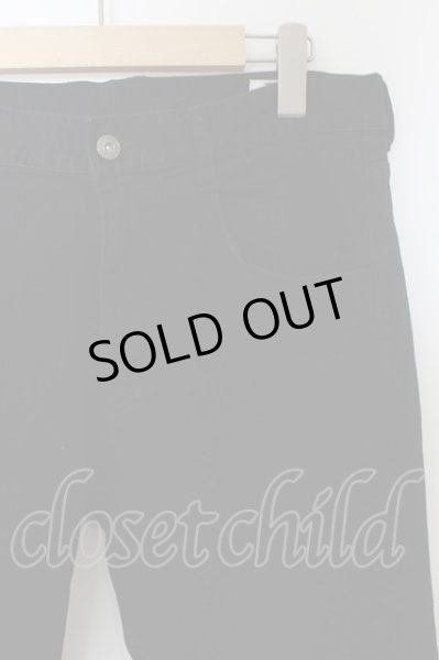 画像2: RATTLE TRAP / スラブストレッチデニムパンツ L ブラック O-24-07-06-023-RA-pa-YM-ZT012 (2)