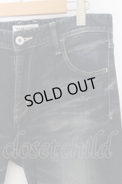 画像2: VANQUISH / ユーズドウォッシュストレッチデニムパンツ 30 インディゴ O-24-07-06-024-VA-pa-YM-OS (2)