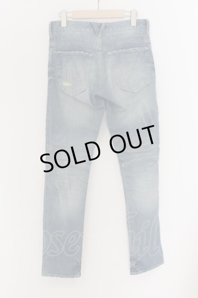 画像4: VANQUISH / ハードリメイクバイカータイトフィットデニムパンツ 28 ライトインディゴ O-24-07-06-026-VA-pa-YM-ZT009 (4)