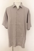 NO ID. / ピンタックフライフロントBIGシャツ ONE グレー O-24-07-13-038-NO-sh-YM-ZT055