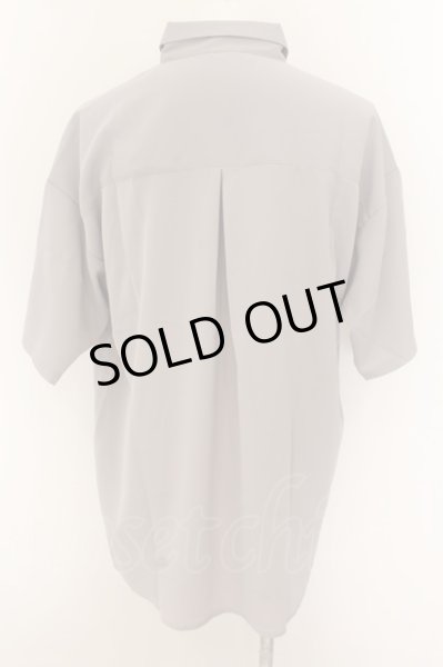 画像2: NO ID. / ピンタックフライフロントBIGシャツ ONE グレー O-24-07-13-038-NO-sh-YM-ZT055 (2)