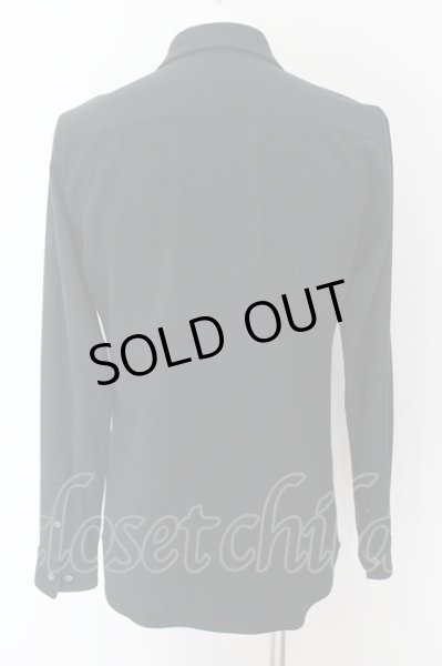 画像2: NO ID. / フライフロントアシンメトリーピンタックシャツ 1 ダークグリーン O-24-07-13-039-NO-sh-YM-ZT389 (2)