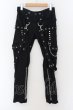 画像1: CIVARIZE / サスペンダー付きボンテージスキニーカーゴパンツ 42 ブラック O-24-07-13-044-CI-pa-YM-OS (1)