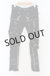 CIVARIZE / サスペンダー付きボンテージスキニーカーゴパンツ 42