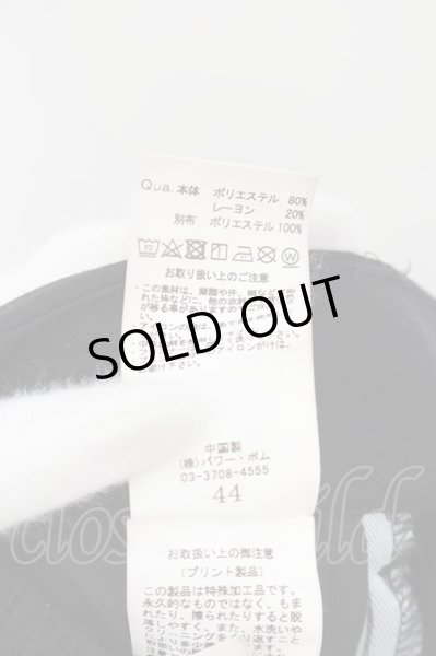 画像4: CIVARIZE / Detectフラワー柄マチ付ジップワイド 44 ブラックxブルー O-24-07-13-045-CI-pa-YM-OS (4)