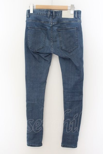 画像2: NO ID. BLACK / Cストレッチハードクラッシュコーティングスキニーデニムパンツ 1 インディゴ O-24-07-13-048-NO-pa-YM-ZT082 (2)