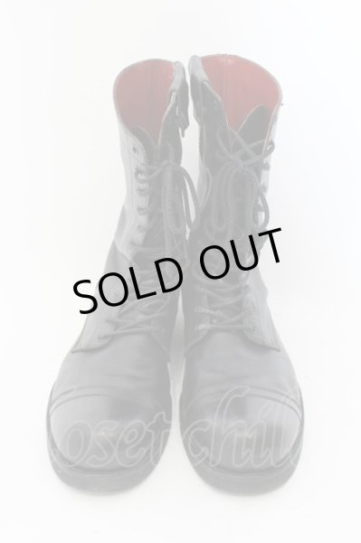 画像2: NO ID. / レースアップロングブーツ 40 ブラック O-24-07-13-052-NO-sho-YM-ZT-S004 (2)