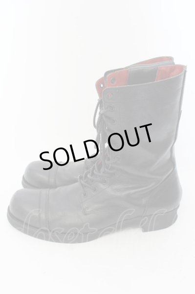 画像3: NO ID. / レースアップロングブーツ 40 ブラック O-24-07-13-052-NO-sho-YM-ZT-S004 (3)