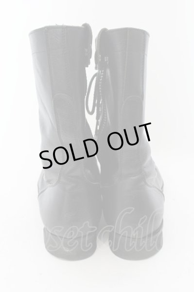 画像4: NO ID. / レースアップロングブーツ 40 ブラック O-24-07-13-052-NO-sho-YM-ZT-S004 (4)