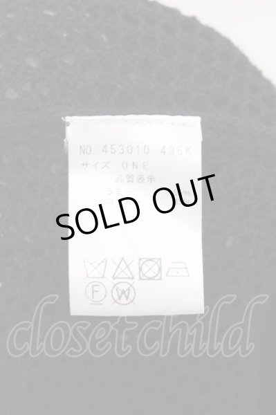 画像3: NO ID. BLACK / レイヤードシアーニットBIG Tシャツ ONE ブラック O-24-07-13-009-NO-ts-YM-ZT124 (3)