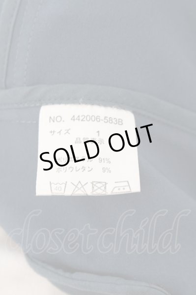 画像4: NO ID. BLACK / PストレッチライトニングWライダースジャケット 1 ブルーグレイ O-24-07-13-001-NO-ja-YM-ZT504 (4)