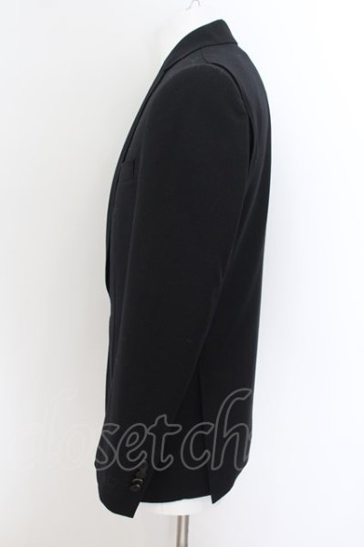 画像2: kiryuyrik / Gabadine Stretch MACHI JACKET テーラードジャケット M ブラック O-24-07-13-002-ki-ja-YM-ZT085 (2)