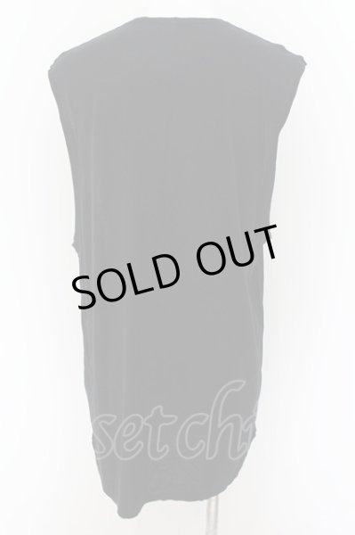 画像2: GalaabenD / プライマリー天竺ノースリーブカットソー ｍ ブラック O-24-07-13-020-Ga-to-YM-OS (2)