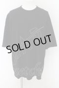 LAD MUSICIAN / LOGO SUPER BIG Tシャツ  ブラック O-24-07-13-031-LA-ts-YM-ZT244