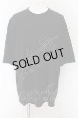 LAD MUSICIAN / LOGO SUPER BIG Tシャツ  ブラック O-24-07-13-031-LA-ts-YM-ZT244