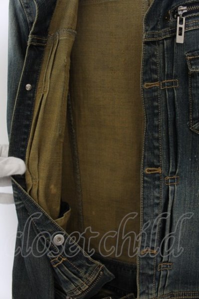 画像11: TORNADO MART / ペインティングダメージヴィンテージデニムジャンプスーツ M インディゴ O-24-07-15-001-TO-ou-YM-ZT-ML022 (11)